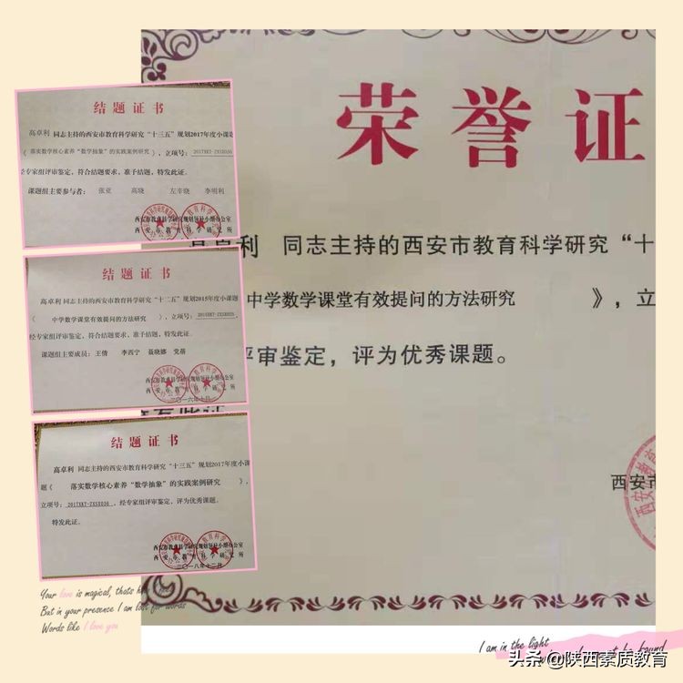 春风化雨浓 砥砺教育真——记西安市高陵区鹿苑中学教师高卓利