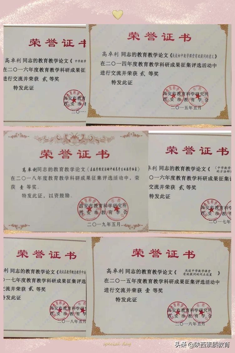 春风化雨浓 砥砺教育真——记西安市高陵区鹿苑中学教师高卓利