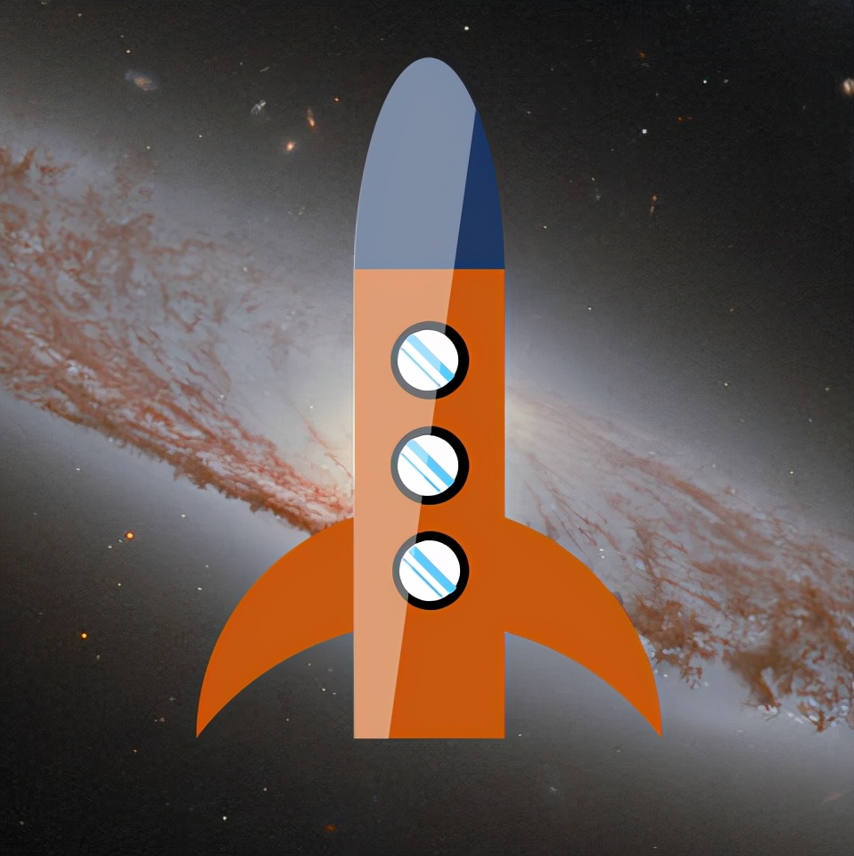 看了神舟十二号发射直播,我用ppt画了个火箭