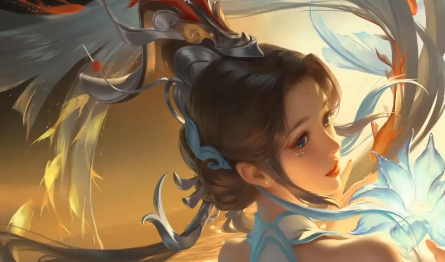 大乔图片(大乔皮肤白鹤梁神女上线) - 赤虎壹号