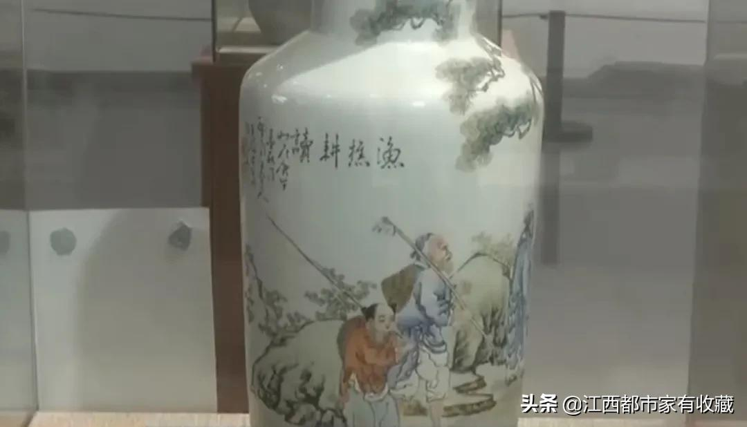 “珠山八友”之王琦 早期创作的棒槌瓶