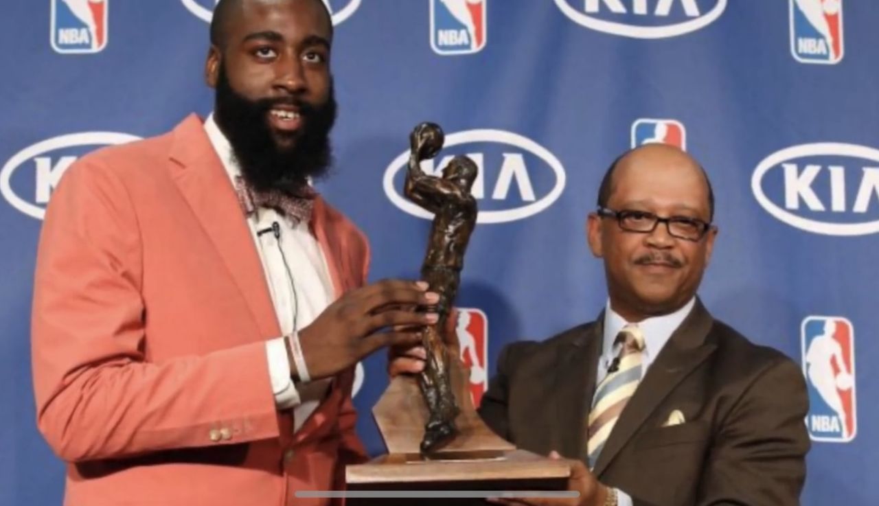 nba威少荣誉有哪些(杜兰特、威少、哈登近2年拿了多少奖项？MVP 得分王 助攻王都包了)