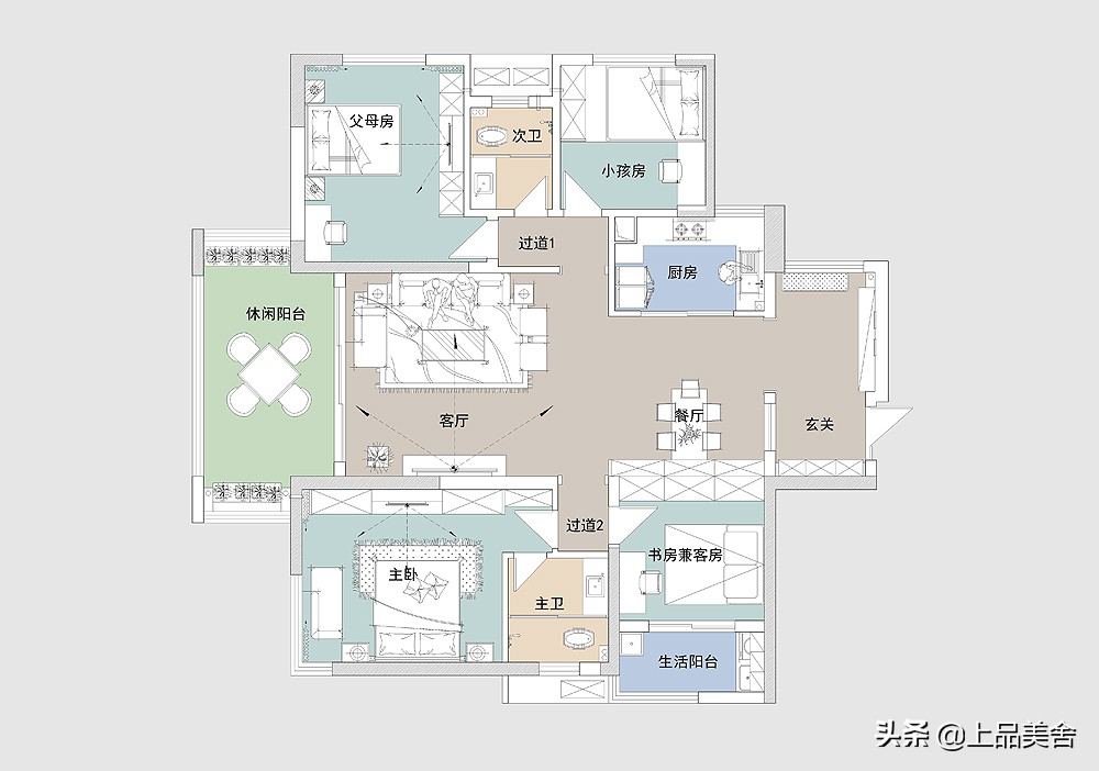 她从香港旅游回来，把自己120平新房装成港式风，深得全家人喜欢