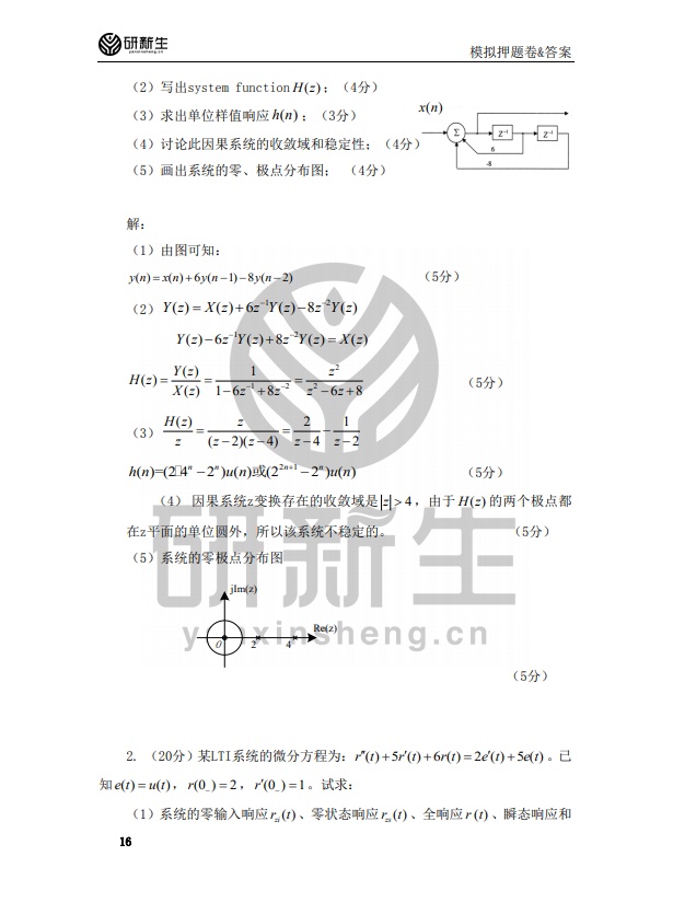 22考研——河北工业大学891电子信息专业研情分析
