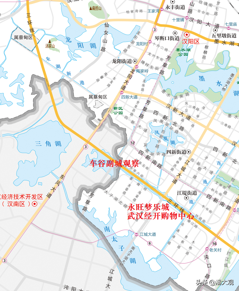 武汉市最新地图，为何越看越糊涂？