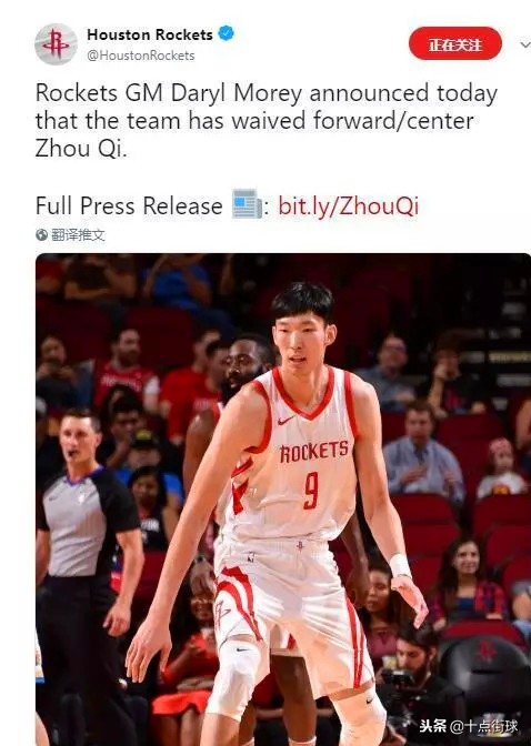 周琦为什么萌进nba(21岁周琦凭啥能进NBA？三项数据排第一，因一点像姚明打动火箭队)