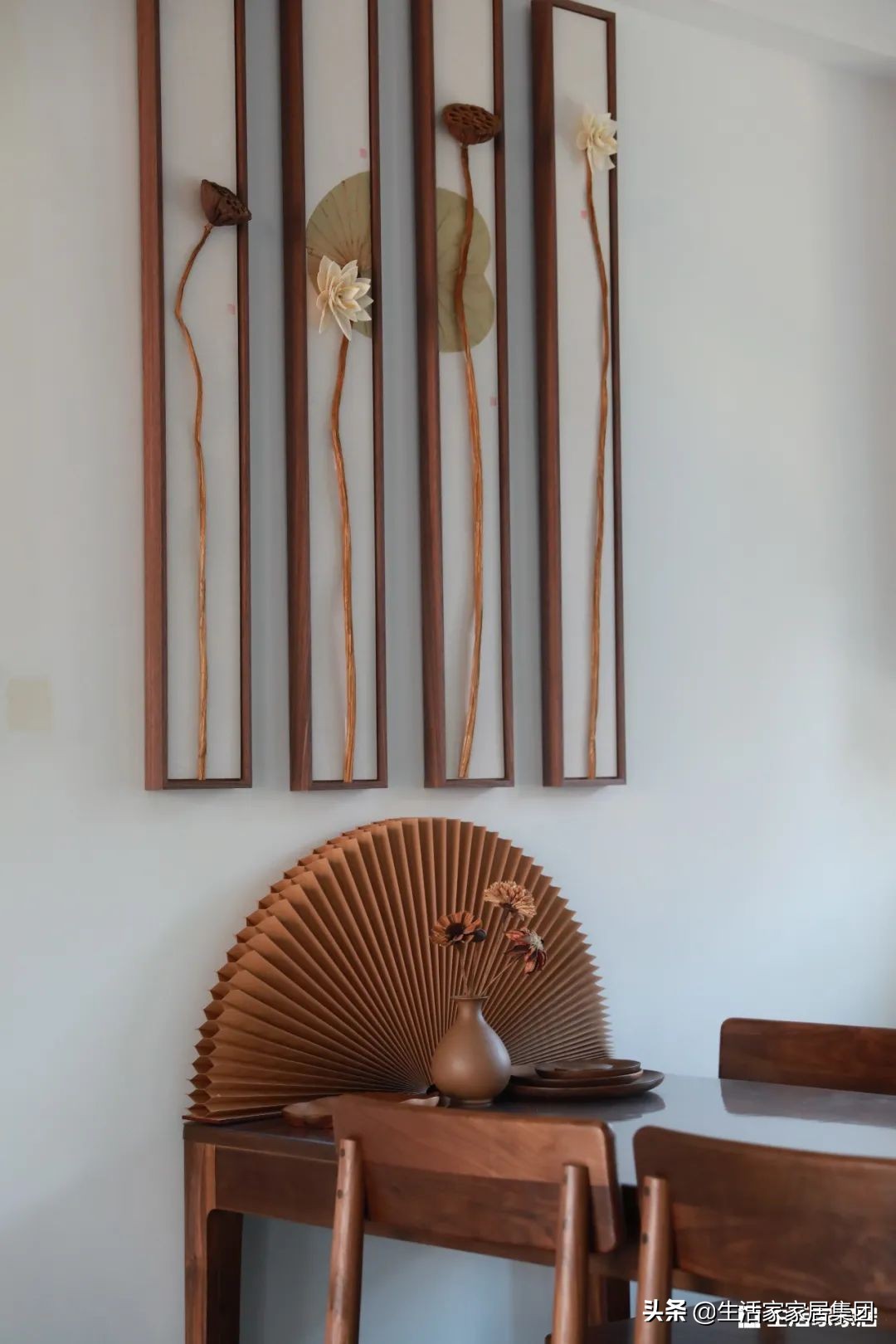 120㎡新中式，开放式书房、厨房更显宽敞，一家三口尽享诗意生活