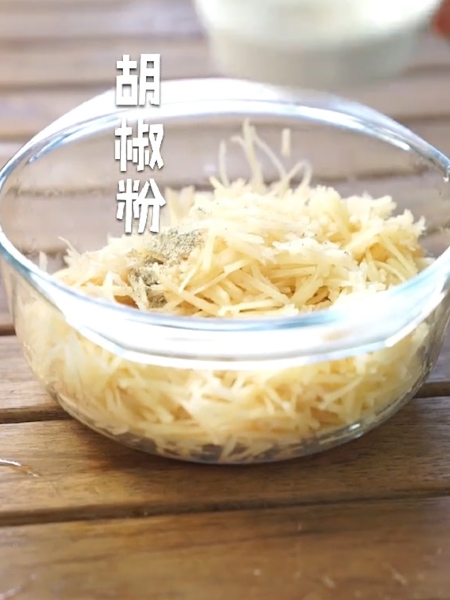 不用和面不用揉，好吃到流口水的快手煎饼，一搅一摊，5分钟出锅
