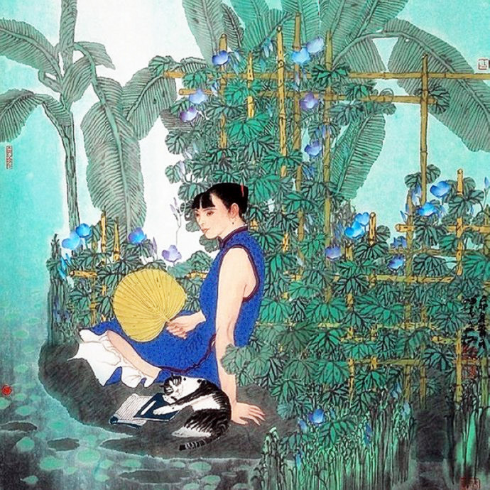 雅俗共赏 幻我两忘——著名画家​于文江笔墨再现东方女性群像