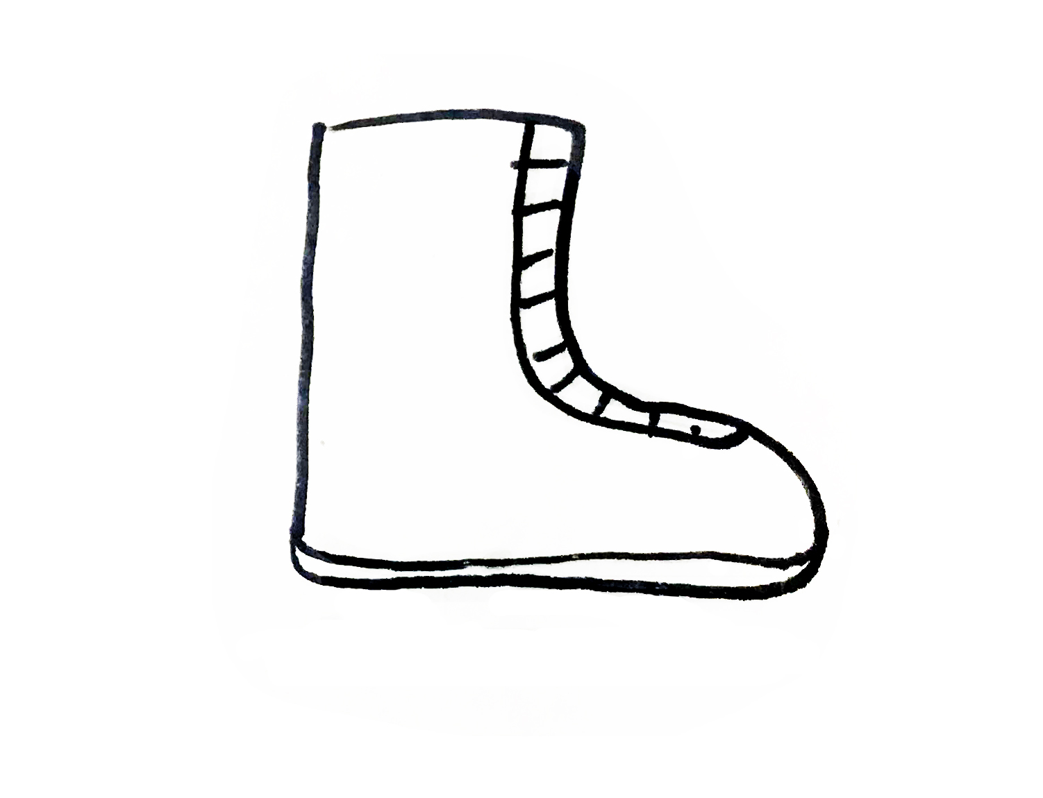 亲子简笔画鞋素材|10款鞋的画法,跟着步骤画,零基础也能学会