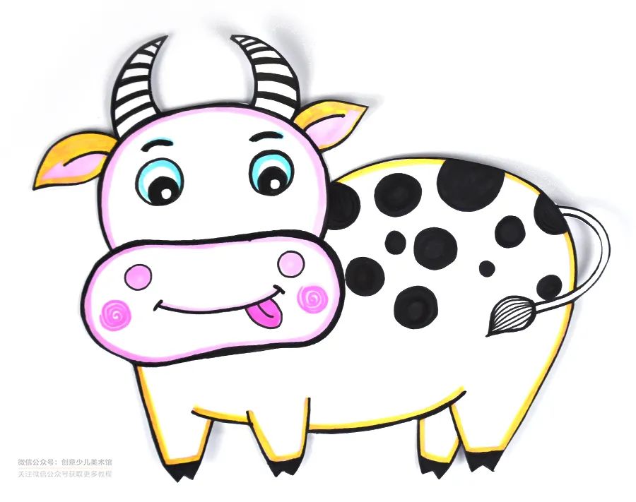 画牛怎么画如何画牛