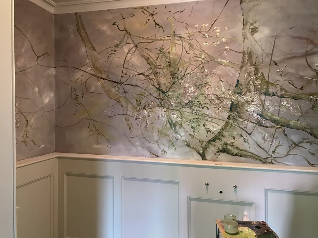 巴黎美院的天才女画家，花10年在自家的墙壁上作画，我被美哭了