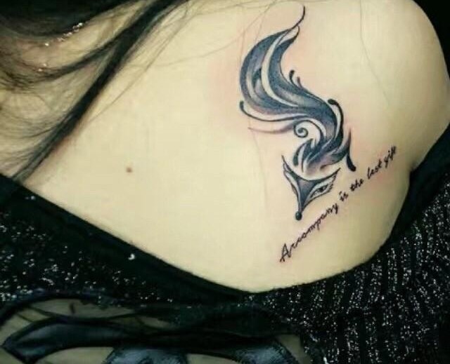 女生纹一只"狐狸"的纹身想表达什么呢?终于找到答案了!