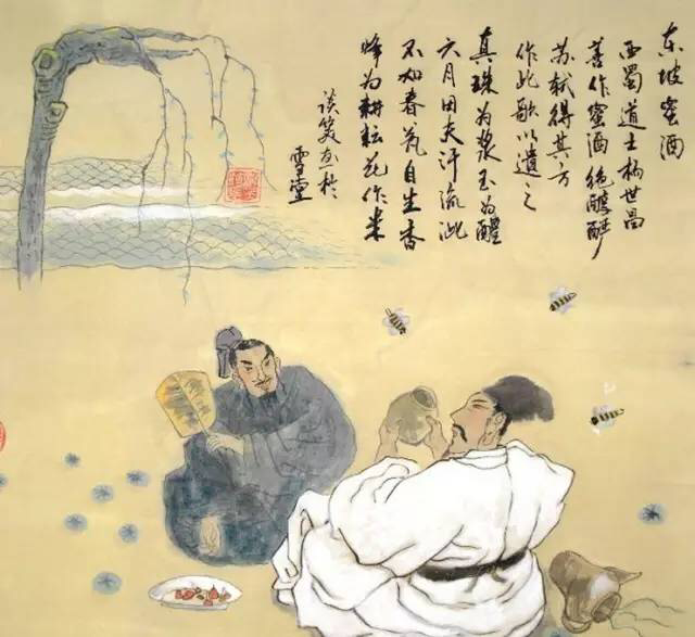800年前，苏轼喝醉在桥上睡了一夜，醒来写了首词，中间两句绝美