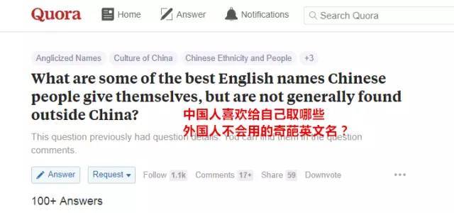 给娃起的英文名，自认为很洋气，在外国人眼里就是“旺财、狗蛋”