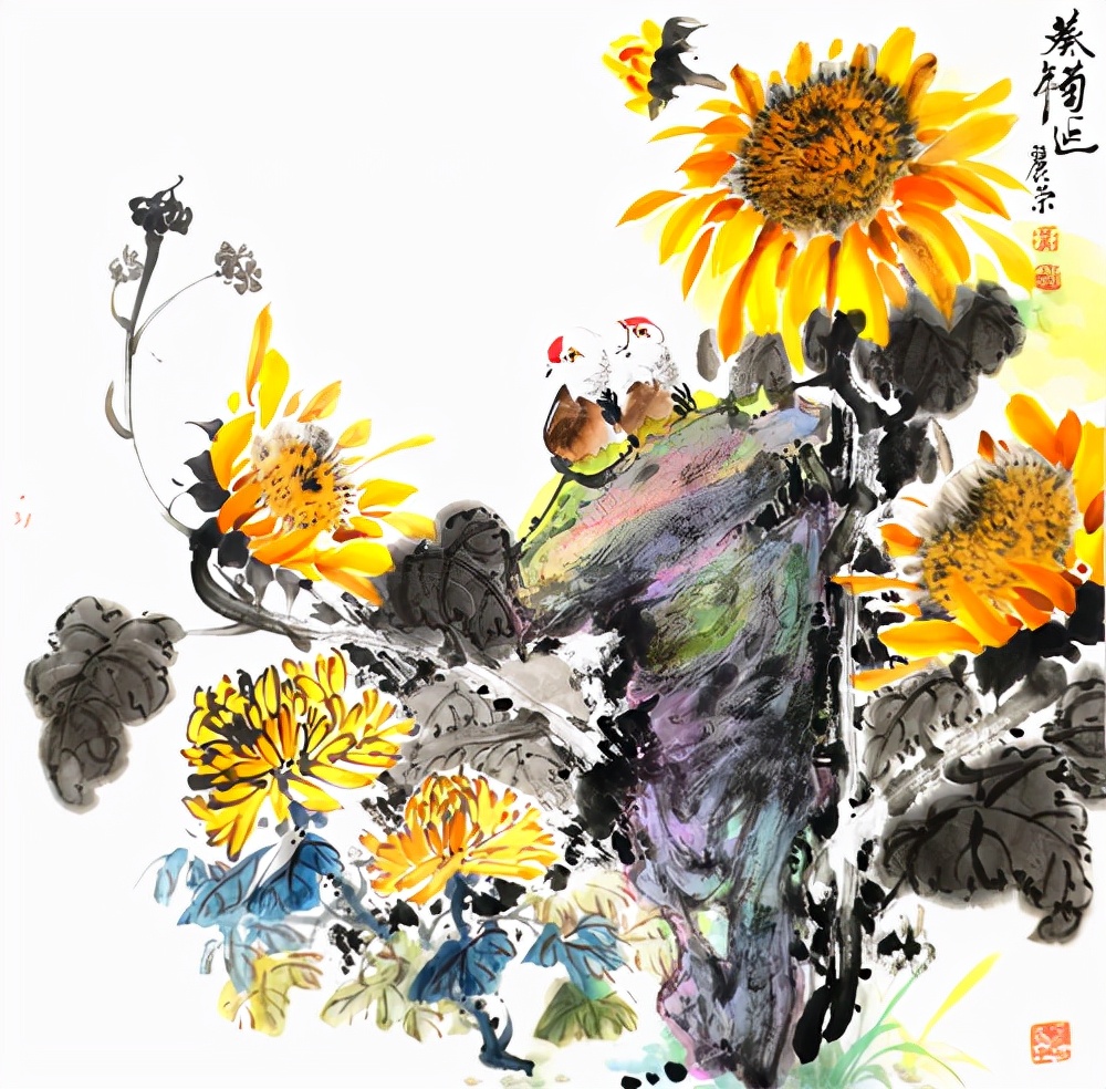 葵花向阳心向党——访画家王丽荣