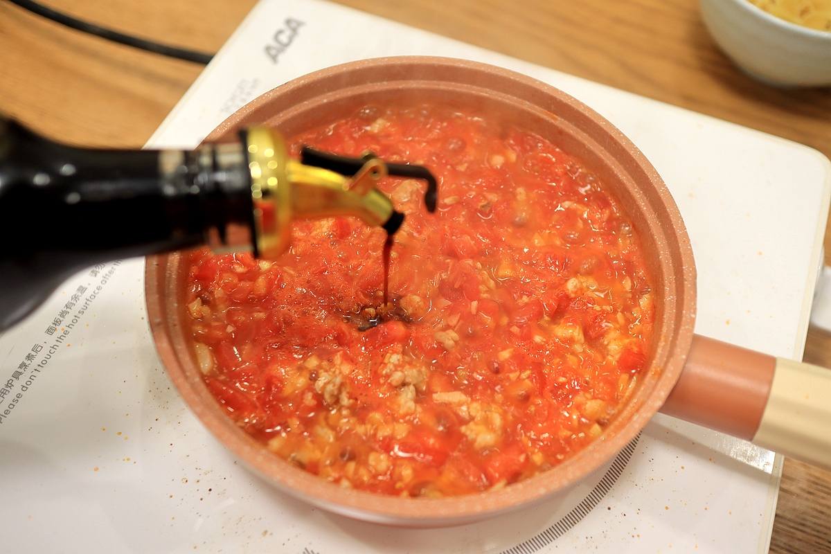 番茄肉酱意面的家常做法，低脂开胃有滋味，没那么多讲究还挺香