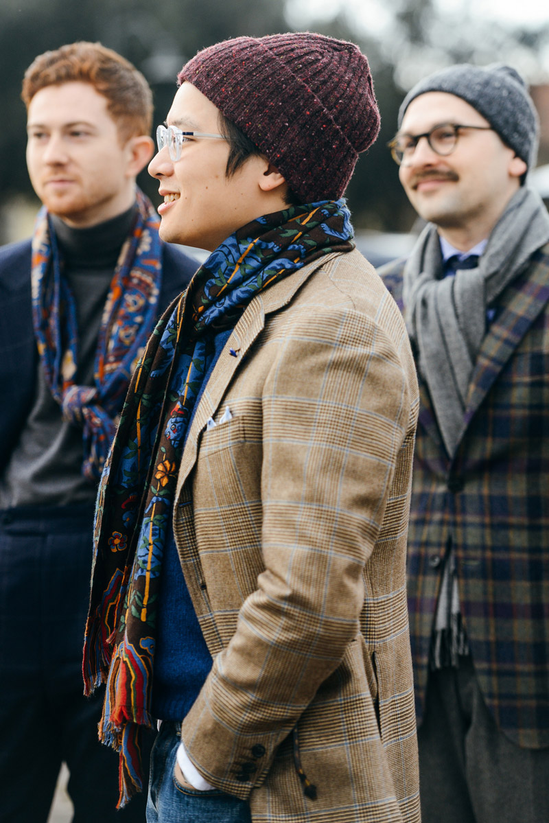 下雪了,男人们这样系围巾才够撩