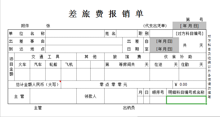 太全面了，财务人员常用表格模板大全，让你轻松搞定各种表格