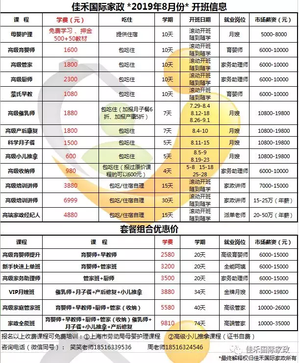 月嫂工资多少钱?育婴师、家政工作工作哪里找?