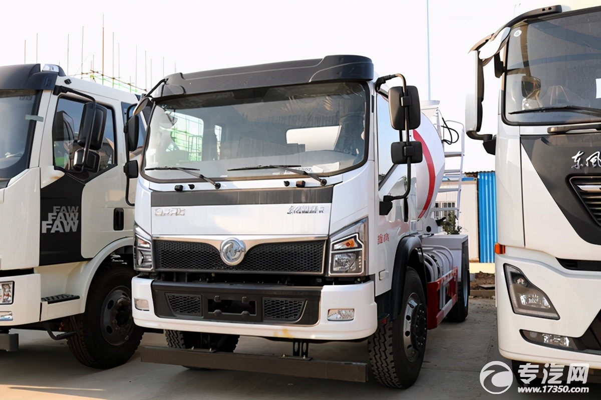 高端配置 东风福瑞卡F7国六3.98方搅拌车