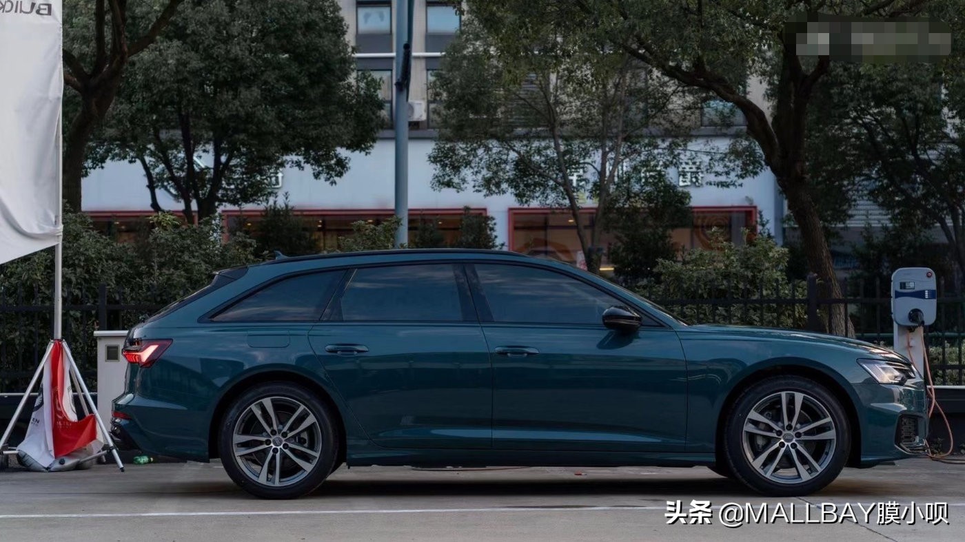 奥迪RS 6改色阿瓦隆绿 走在街上绝对独一无二