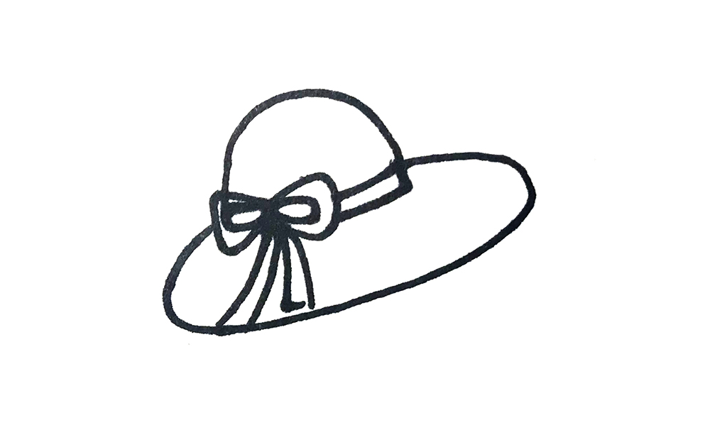 亲子简笔画帽子素材|15款卡通帽子的画法,简单易学