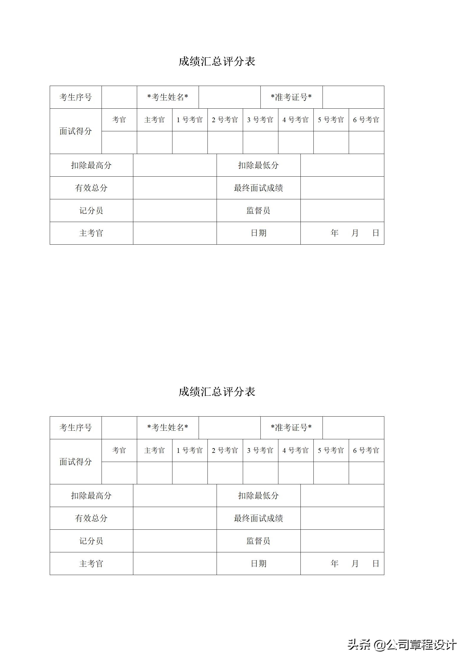 招聘工作流程（招聘流程及面试需备表格）