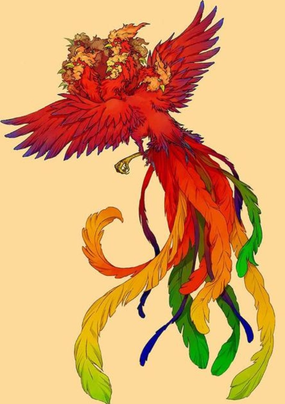 黄鸟轩辕黄帝保护帝药的神鸟,专门看管荣山的黑水玄蛇,防止帝药被玄蛇