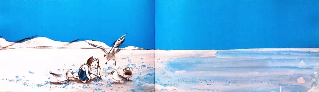 追求探索与冒险的经典无字绘本《海浪》