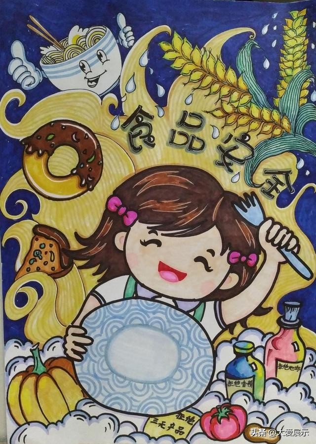 江门“食安与我”初小幼绘画比赛，人气王来自开平恩平鹤山广德