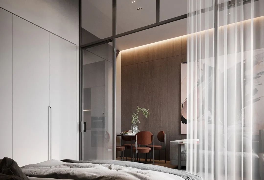 卧室拆掉墙面，全屋开放布局，44㎡小公寓装修后，简直绝了