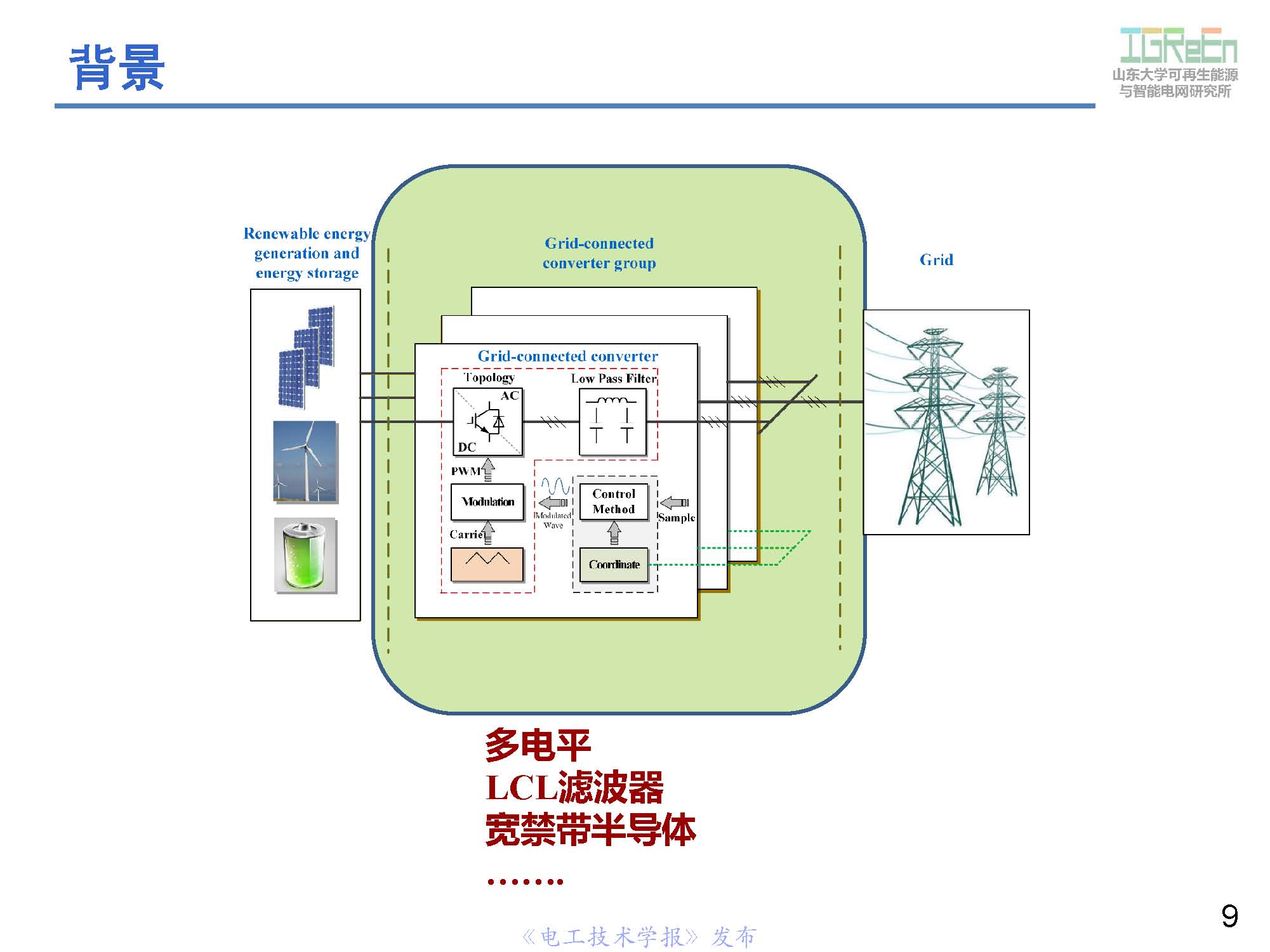 山东大学高峰教授：分布式并网变换器的脉宽调制协调控制