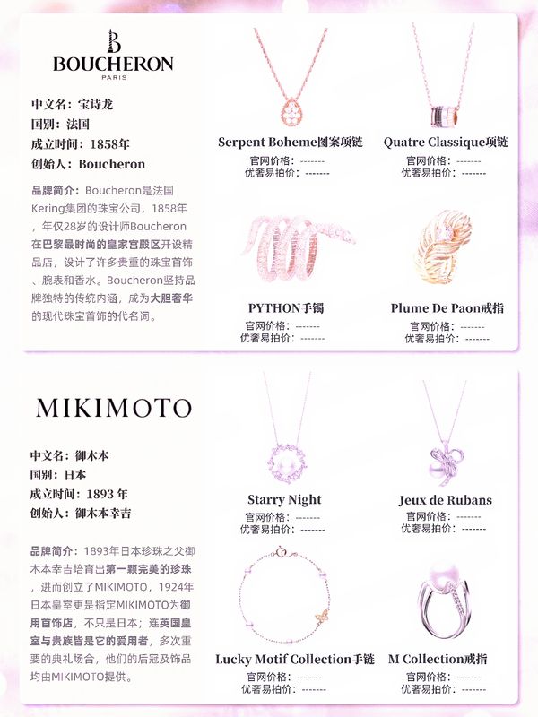 御木本是什么档次（大牌珠宝品牌的等级排行）