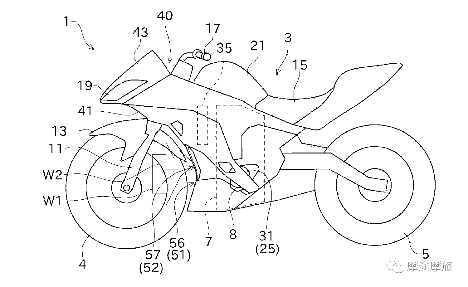 四缸400成真？川崎Ninja ZX-4R摩托车专利文件曝光