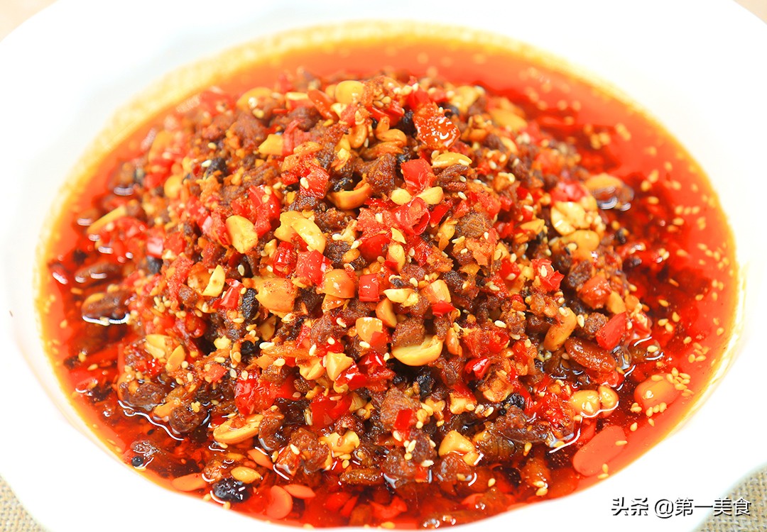 圖片[1]-【牛肉醬】做法步驟圖 麻辣鮮香 牛肉酥脆-起舞食譜網