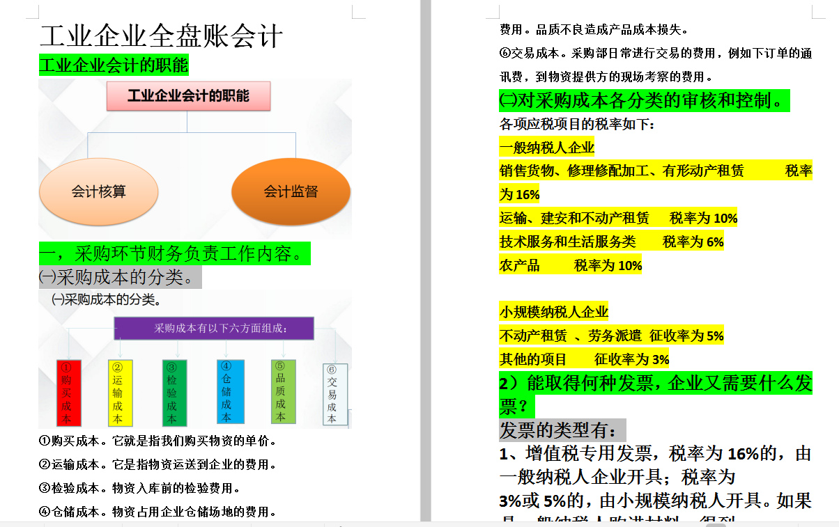 厉害了！十年代账老会计精心整理十大行业账务处理大全！简单易懂