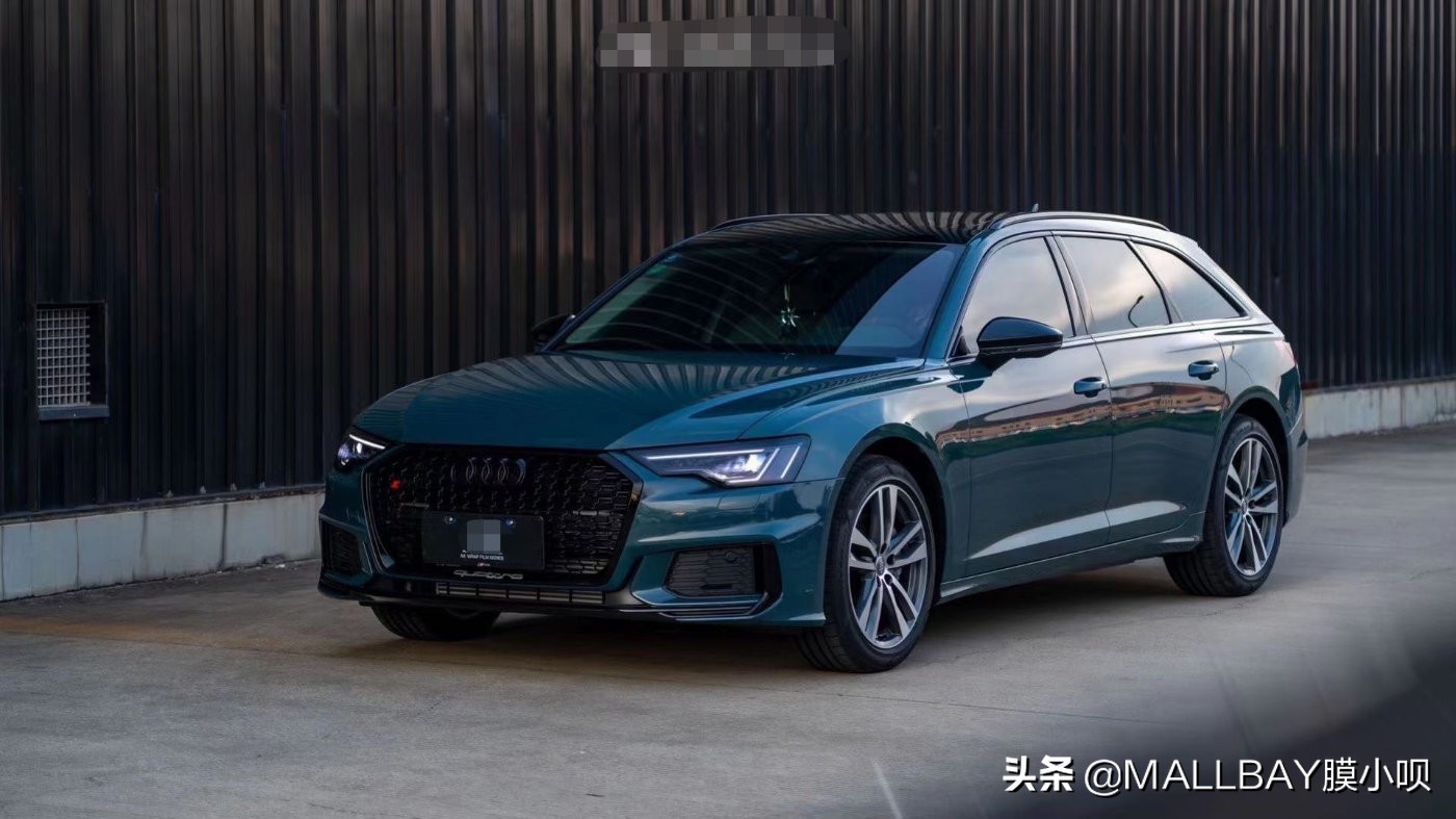 奥迪RS 6改色阿瓦隆绿 走在街上绝对独一无二