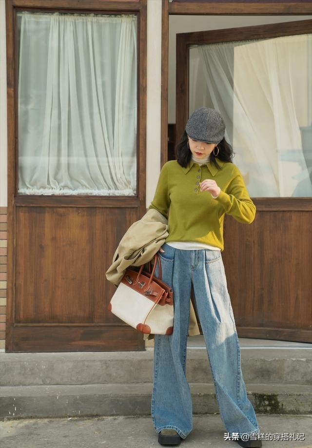 冬季不管穿啥，谨记“松紧法则”就足够，很多人不懂，难怪会显胖