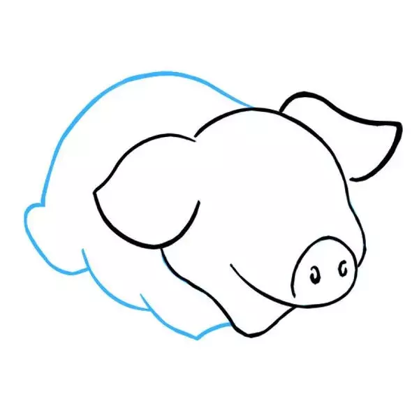 简笔画｜猪年就要画小猪，步骤超详细，一学就会，快为宝宝收藏！