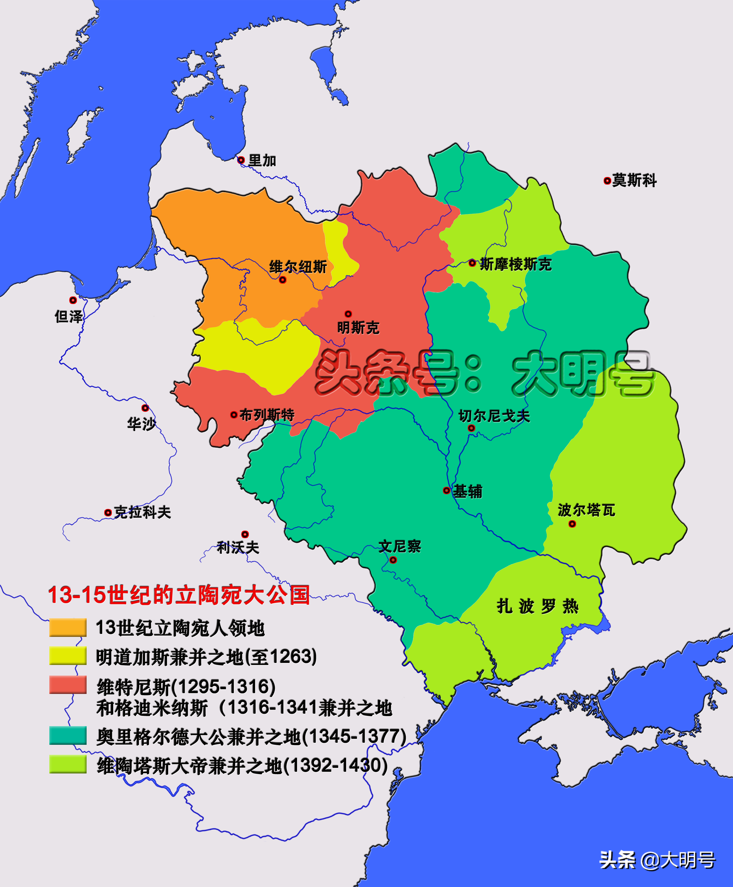立陶宛地图位置图片