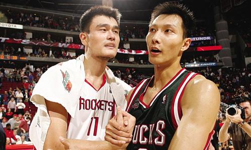 姚明nba时期有哪些巨星(姚明和大郅在NBA交手5次，他们是这种数据！球迷：没对比就没伤害)