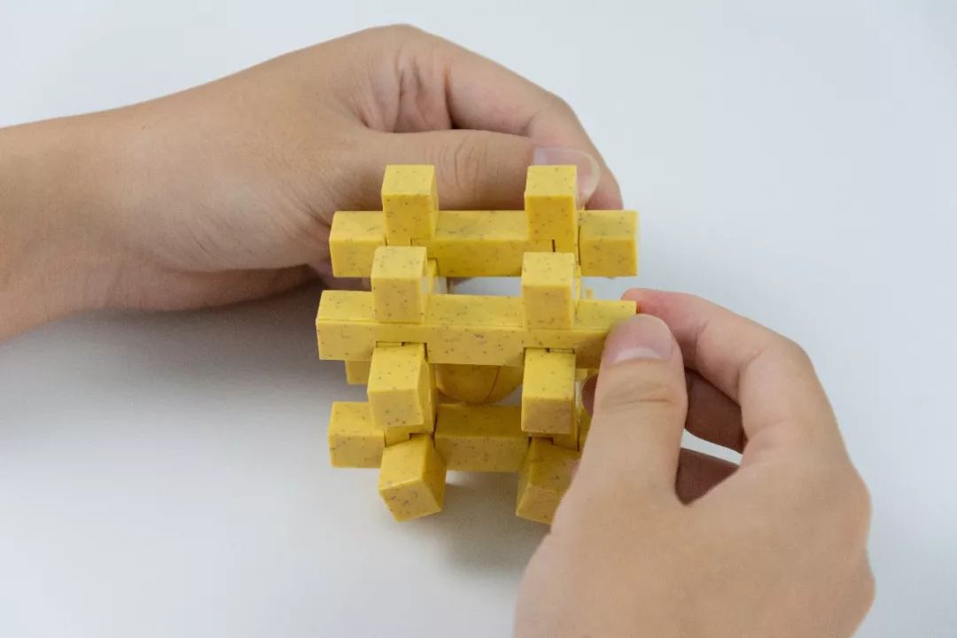 孔明锁系列拼装教程(六):笼中取珠