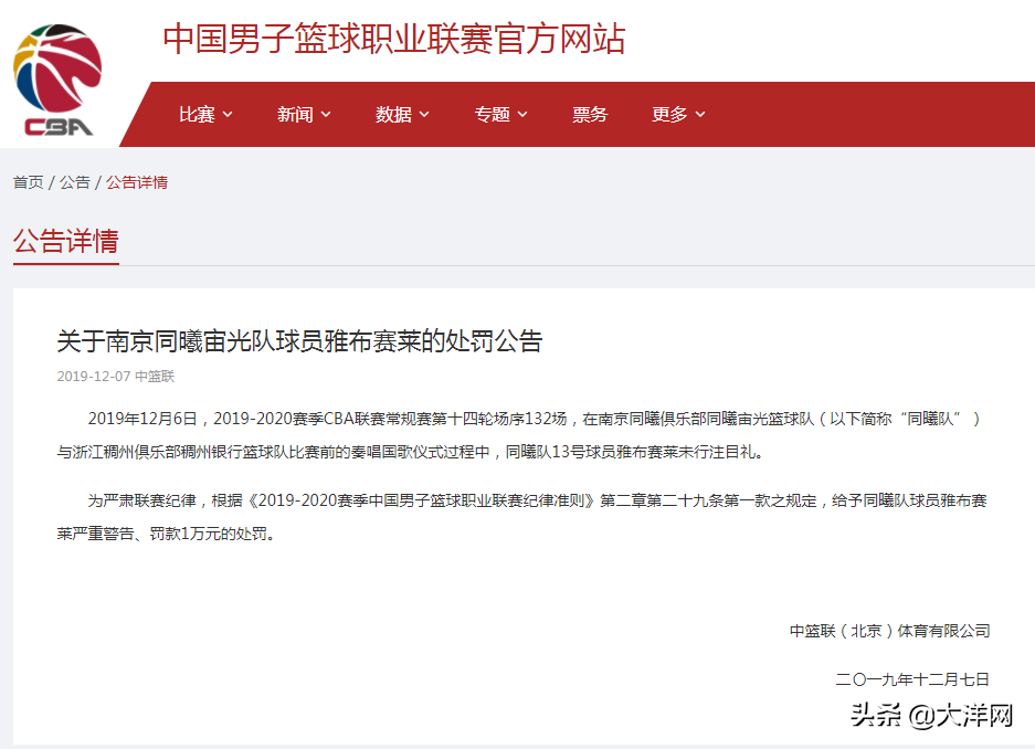 为什么cba艾伦他们会被罚款(CBA外援被罚款 因为升国旗时的这个动作……)