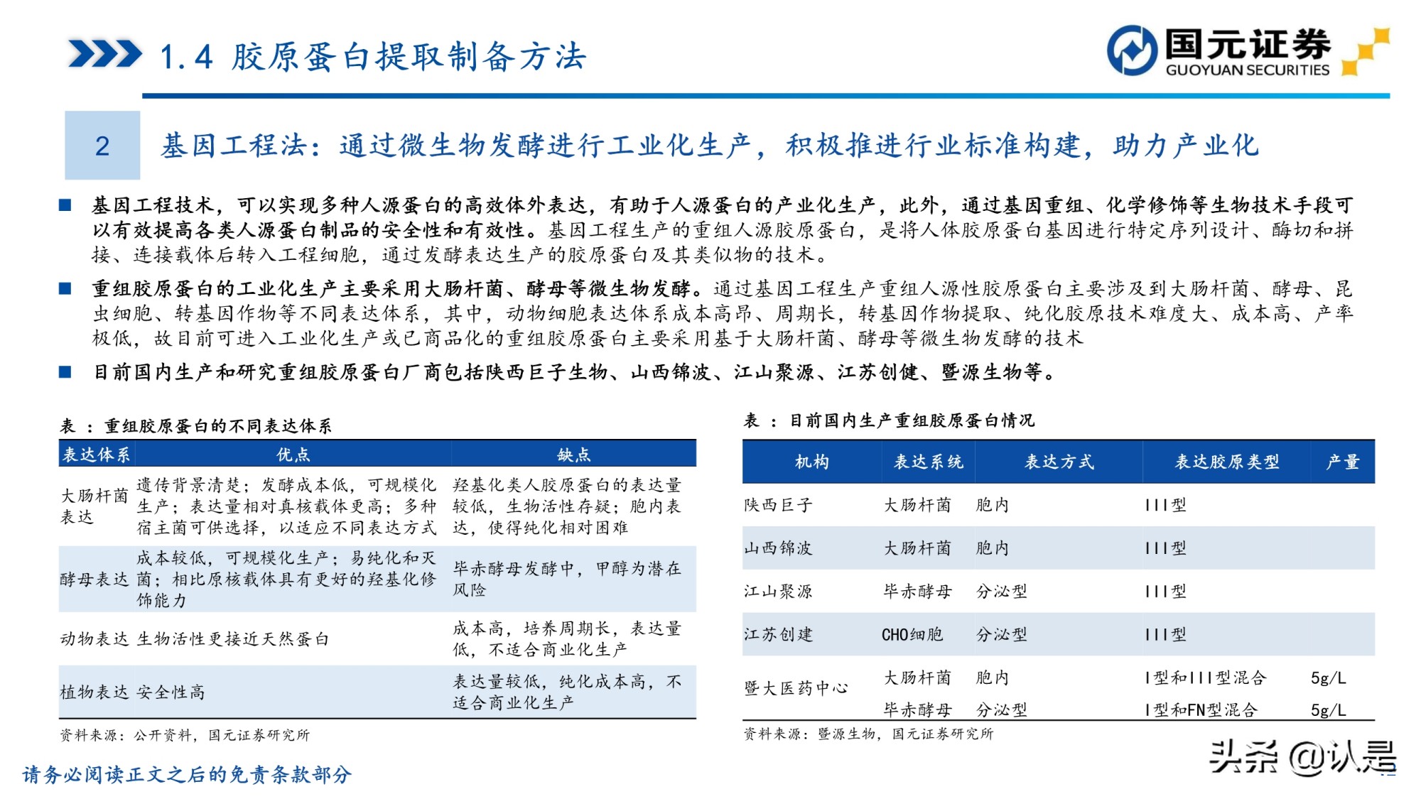 胶原蛋白行业研究报告：胶原蛋白风起，颜值经济应用正当时