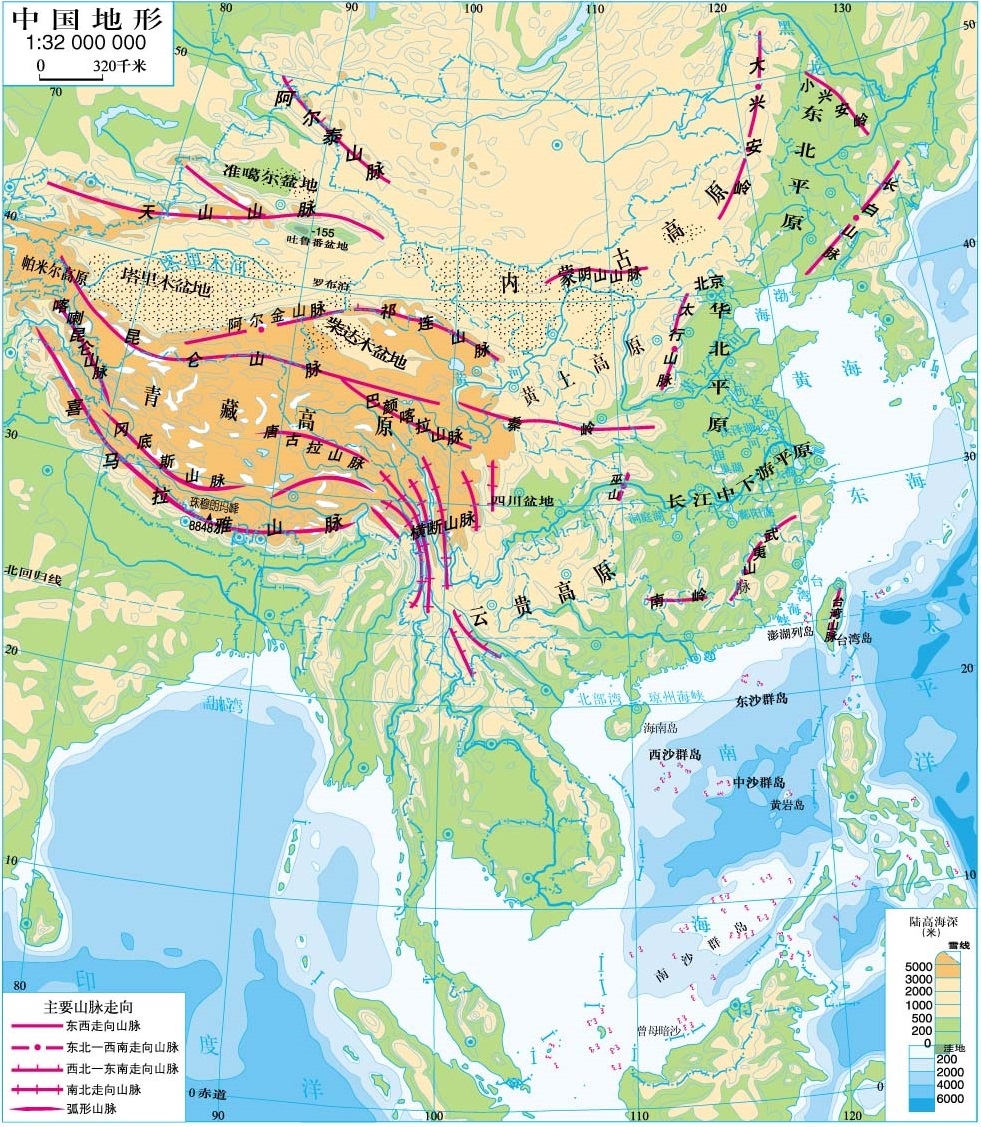 中国面积多少平方公里该如何准确描述其地形特征