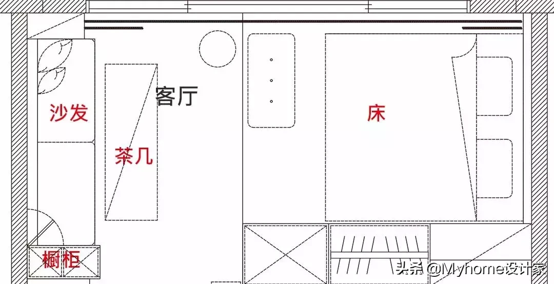 10㎡客厅的10种布局方案,客餐厅一体,小户型还大两倍