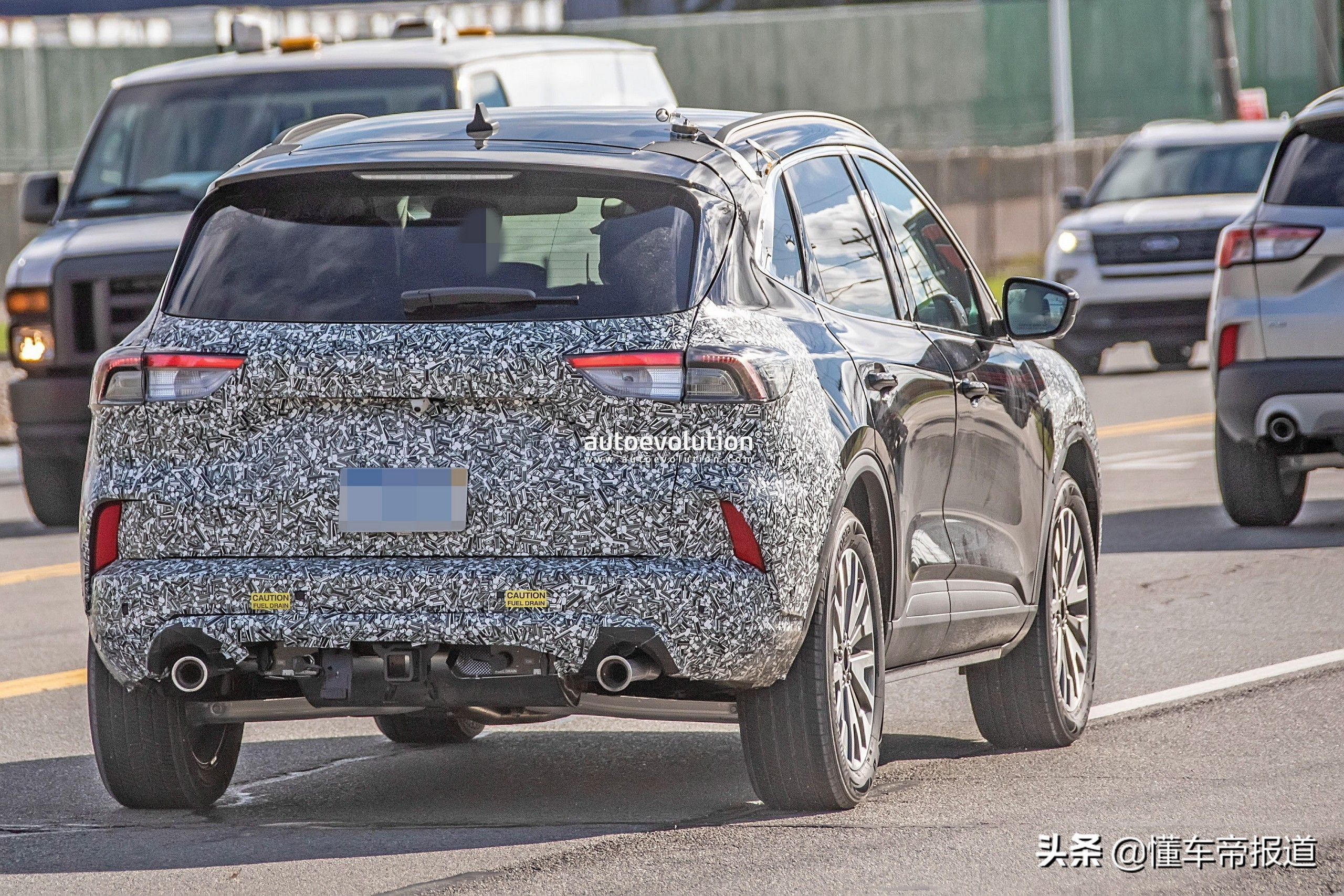 新车 | 头灯风格与宝马近似，或于2022年亮相！曝福特锐际最新谍照