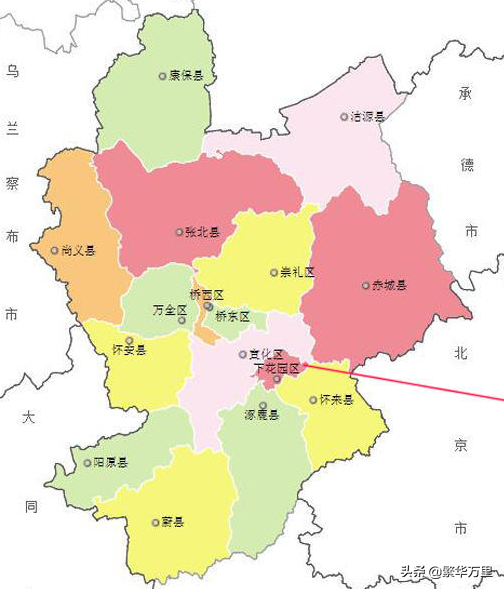 河北省的区划调整，11个市之一，张家口市为何有16个区县？