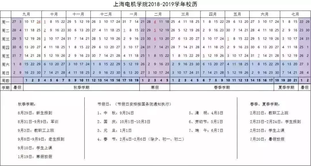 沪上26家高校校历在此！暑假安排一览无余